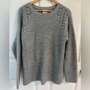 🌷St Johns Bay Sweaters /silver gray Shiny fiber color